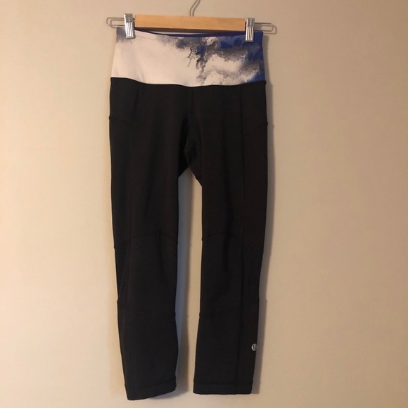 Lululemon Space Splatter Paint Capri Leggings - Picture 1 of 10